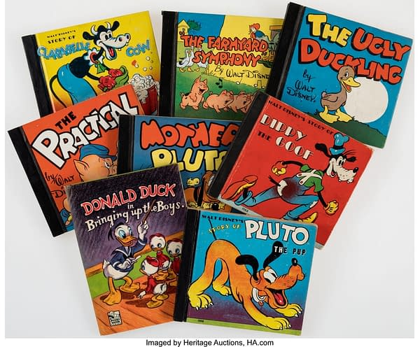 Lot of Vintage Walt Disney Books From 1930s Hits Auction