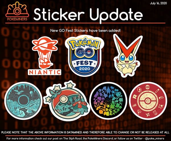GO Fest 2020 items. Credit: Silph Road's Pokeminers.