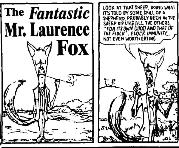 Laurence Fox Becomes A Viz Cartoon Character