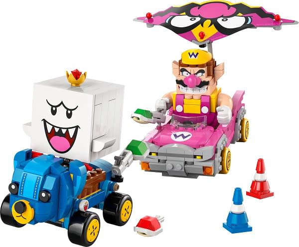 Two New Mario Kart Racers Arrive at LEGO with Wario & King Boo