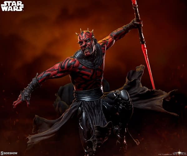Darth Maul Wants Revenge with Star Wars Mythos Statue from Sideshow