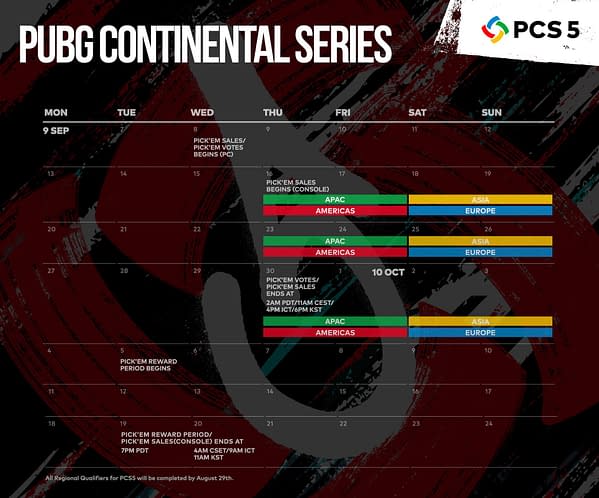 Krafton Reveals Details For PUBG Continental Series 5