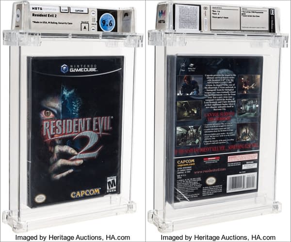 A sealed copy of Resident Evil 2 for GameCube is up for auction at Heritage Auctions now.