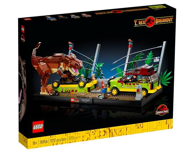 LEGO Announces 1,212 Piece Jurassic Park T-Rex Breakout Set