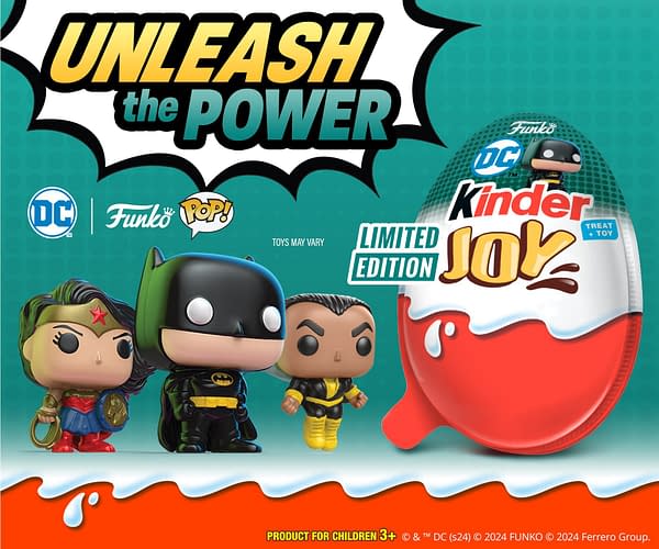 Kinder Joy Reveals Limited Edition DC Funko Pop! Eggs & Chocolate