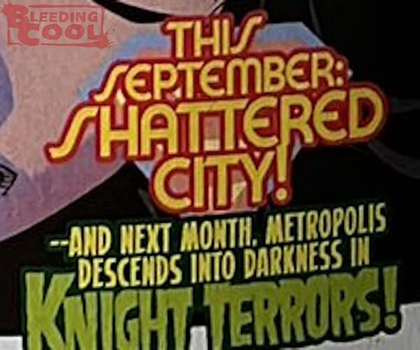 Shattered City, The New Superman Event Starting In September