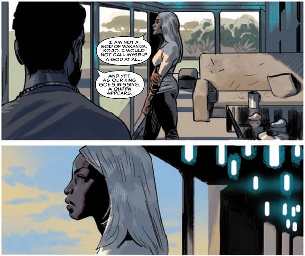 Storm Pulling a Last Jedi in Black Panther #13 (Preview)