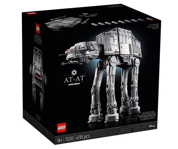 LEGO Reveal Massive 6,700 Piece Star Wars AT-AT Construction Set