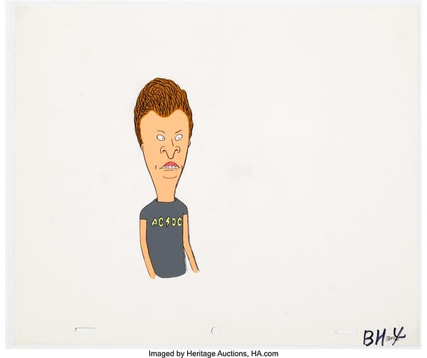 Beavis and Butt-Head Production Cels and Animation Drawing Group of 3. Credit: Heritage Auctions