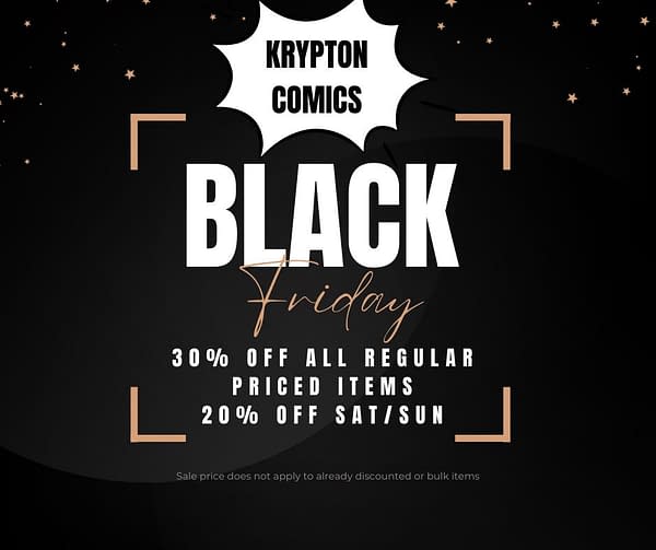 Black Friday Comic Book Store Sales