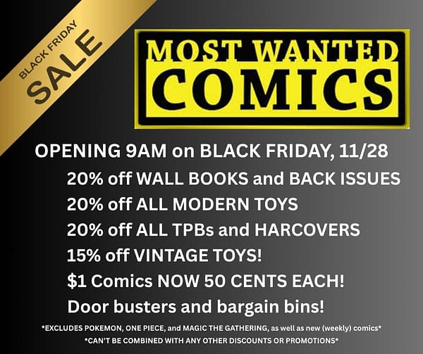 Black Friday Comic Book Stores