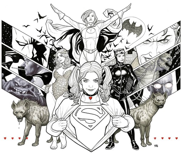 Frank Cho Draws His Gotham Across Harley Quinn #41 and #42 Covers