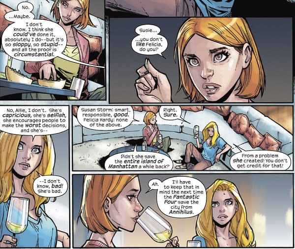 Mary Jane, Peter Parker And Felicia Hardy This Week