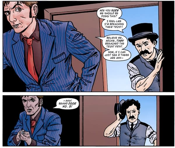 When an IDW Doctor Who Comic Had To Cut And Paste David Tennant