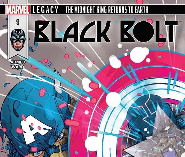 Black Bolt #9 cover by Christian Ward