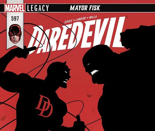 Daredevil #597 cover by Dan Mora and Romulo Fajardo