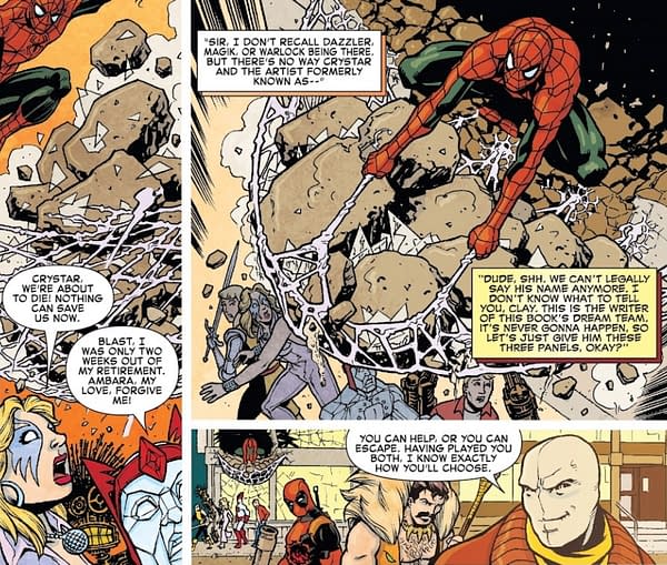 X-Men: Bland Design &#8211; Learning the Names of the Cast in Spider-Man vs. Deadpool #28