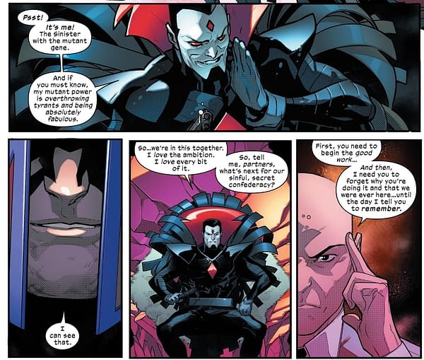 One More Time &#8211; Crunching Mister Sinister's Gossip Column in Powers Of X #4