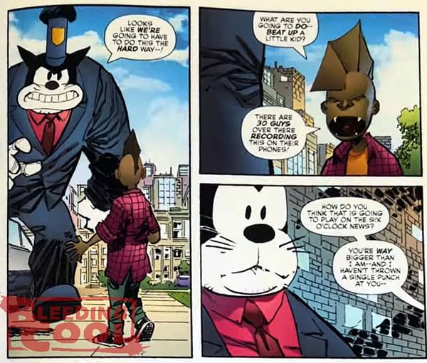 Popeye And Dagwood Join Mickey Mouse In Savage Dragon #278