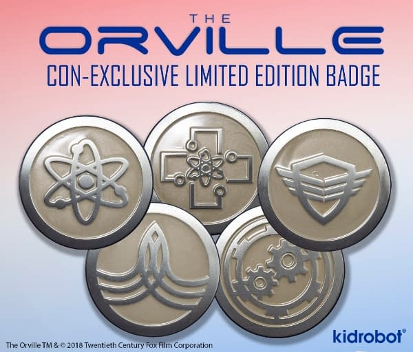Kidrobot Orville Badge NYCC Exclusive