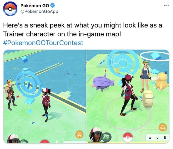 Trainer encounters in Pokémon GO. Credit: Niantic