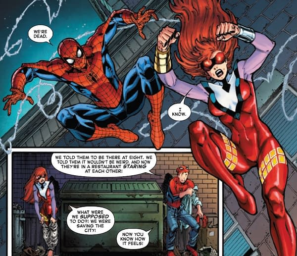 Peter Parker And Mary Jane in Zeb Wells' Final Amazing Spider-Man #60