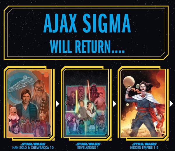 Star Wars' Ajax Sigma Crossover EVent Coming In The Fall