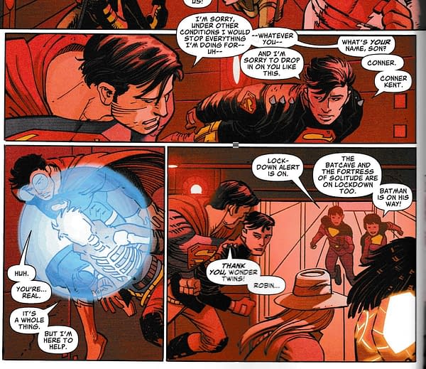 Connor Kent Meets Superman - and Superboy Prime (Spoilers)