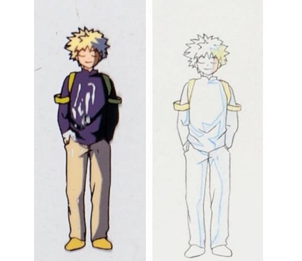 Hunter X Hunter Killua Zoldyck Production Cel and Animation Drawing. Credit: Heritage Auctions