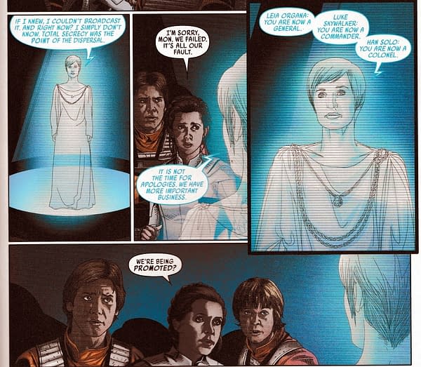 Today, Marvel Comics Reveals When Princess Leia Was Made a General