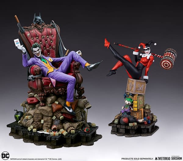 Harley Quinn Breaks Out of Arkham with New Tweeterhead Statue 