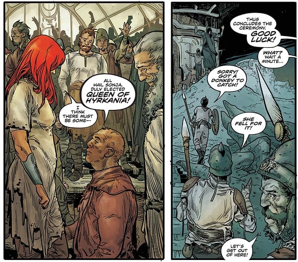 Mark Russell Brings Consumer Doublespeak to Red Sonja