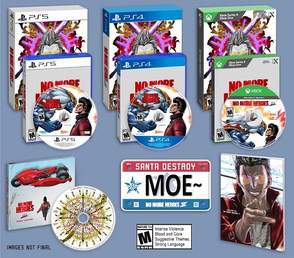 A look at the No More Heroes 3 Day 1 Edition, courtesy of XSEED Games.