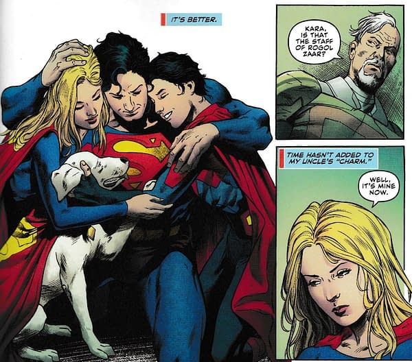 Superman #31 and Supergirl #12 Tell the Same Story... Almost