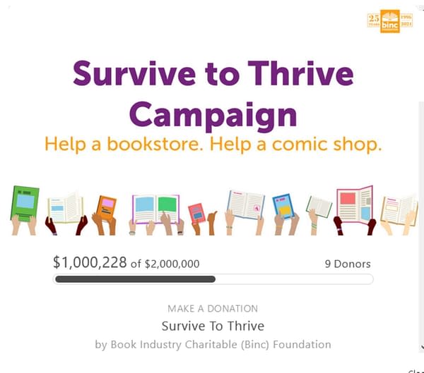 BINC Launches "Survive To Thrive" Grants For Comic Shops & Bookstores