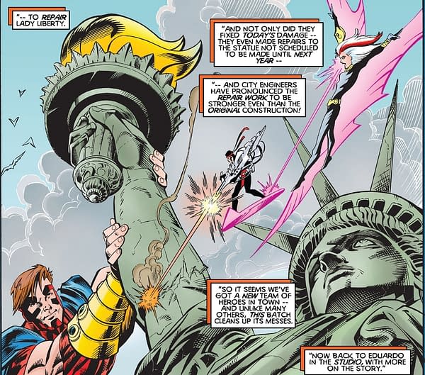 Marvel Comics Keeps On Destroying The Statue Of Liberty
