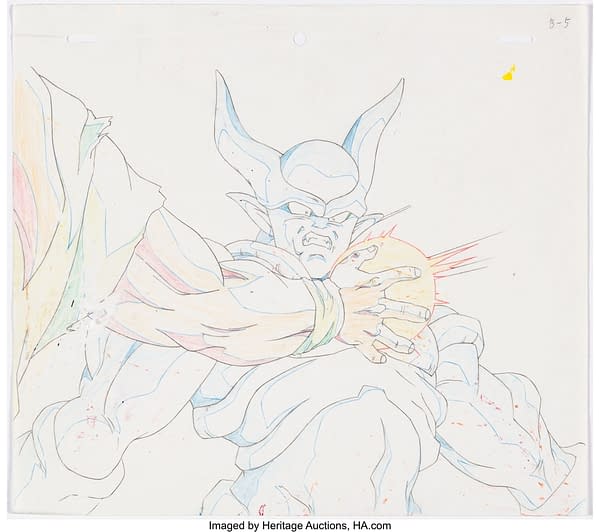 Dragon Ball Z: Fusion Reborn Janemba Animation Drawing. Credit: Heritage Auctions