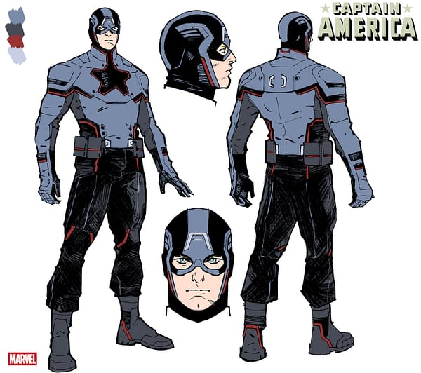 Cover image for CAPTAIN AMERICA #2 VALERIO SCHITI DESIGN VARIANT