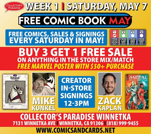 Next Saturday Is Free Comic Book Day - Here Are A Few Shops' Plans