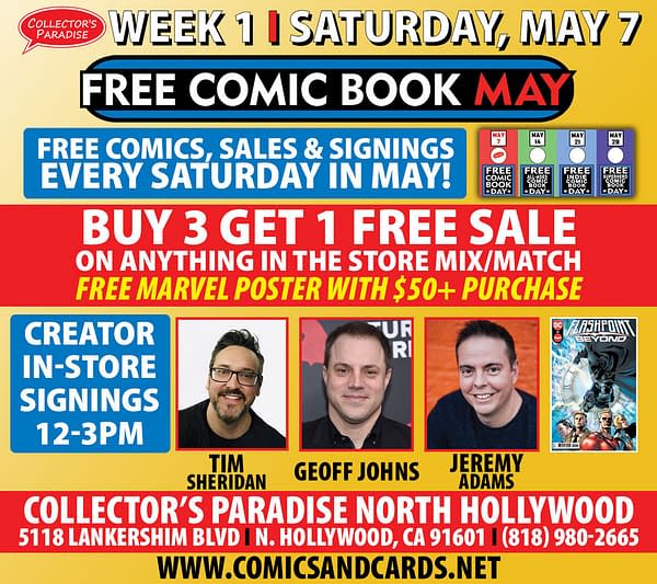 Next Saturday Is Free Comic Book Day - Here Are A Few Shops' Plans