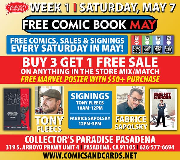 Next Saturday Is Free Comic Book Day - Here Are A Few Shops' Plans