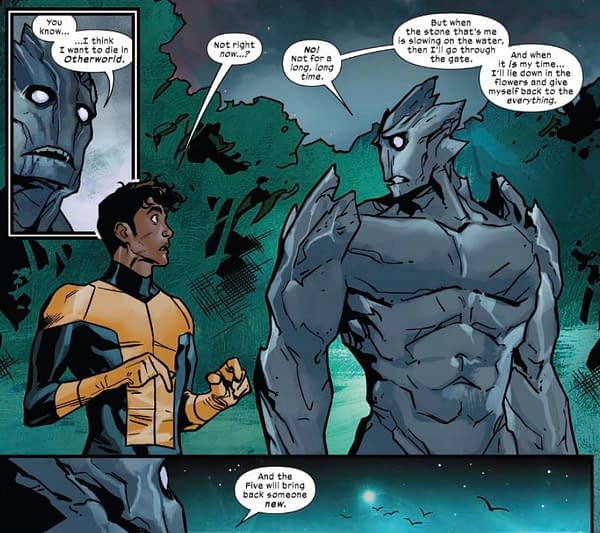 Conversations About Death And Resurrection In X-Men Red #4 (Spoilers)