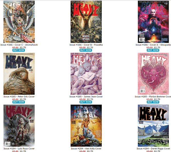 Donny Cates, Jack Kirby And Grant Morrison &#8211; The Biggest Bargains In The Heavy Metal Magazine Sale, Ending in 24 Hours