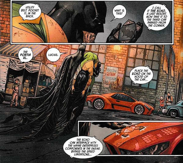 The Brand New Batmobile &#8211; There's An App For That &#8211; in Batman #88 (Spoilers)