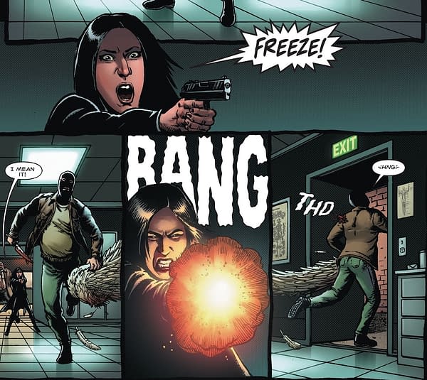 How Come The Police Have Guns In Hellblazer: Rise And Fall?