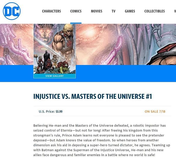Injustice vs. Masters of the Universe Renamed, Drops the He-Man
