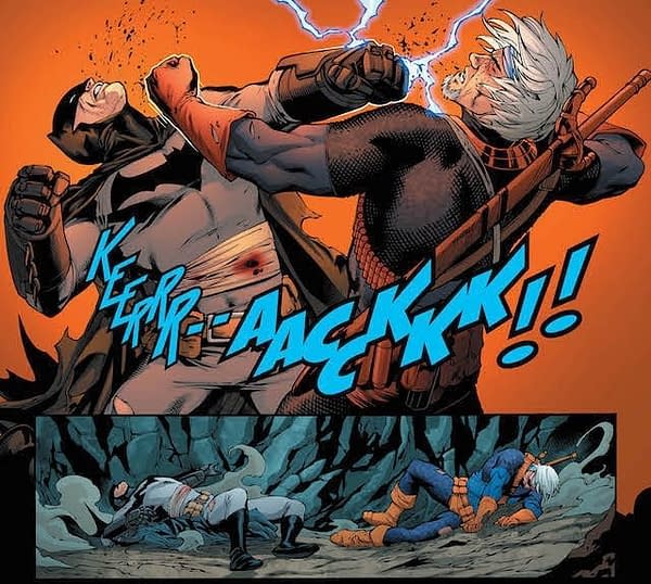 Priest Gives Us a New Twist on One Punch Batman [Deathstroke #35 Spoilers]