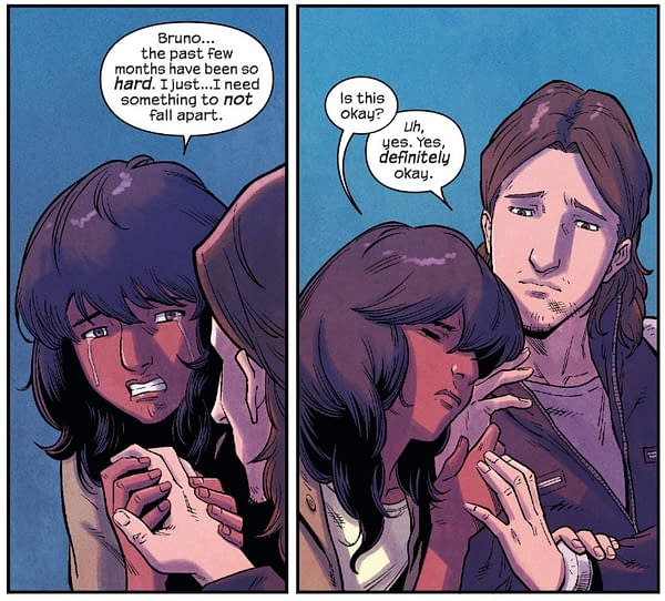 Iron Man Meddling in Teenage Love Affairs in Magnificent Ms. Marvel #9