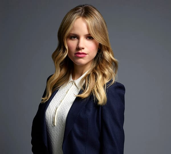 Halston Sage as Ainsley in Prodigal Son (Image: Mark Seliger/ FOX).