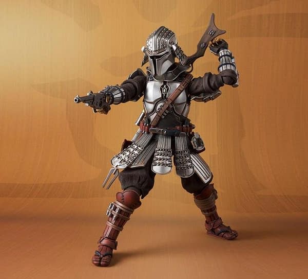 The Mandalorian Travels Back in Time with Ronin Bandai Figure